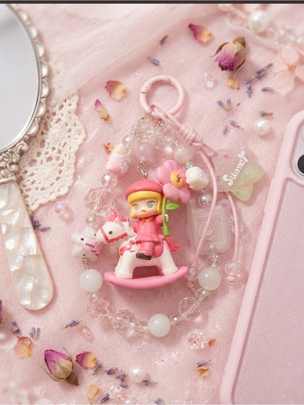 Custom keychain/phone charm